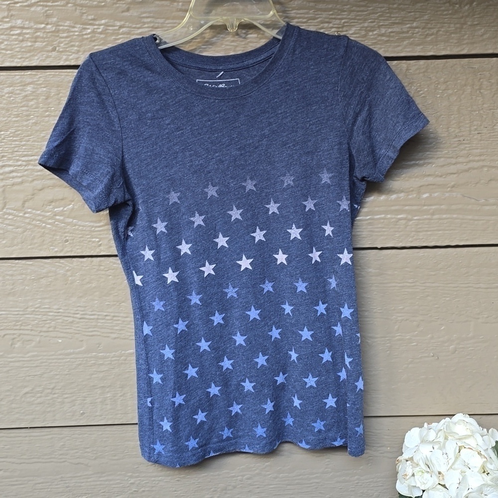 Eddie Bauer Stars Print T-shirt Tee Large S